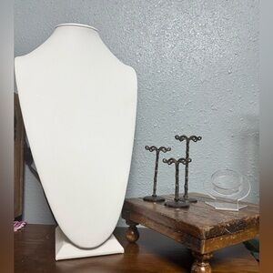 Jewelry Display Set-Necklace, Earring & Bracelet Holder